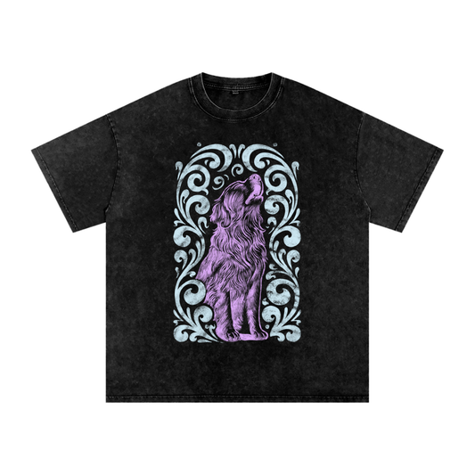 Golden Oracle Acid Wash Tee
